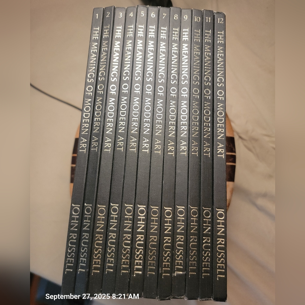 The Meanings of Modern Art – John Russell (12 Volume Set, 1974, MoMA)